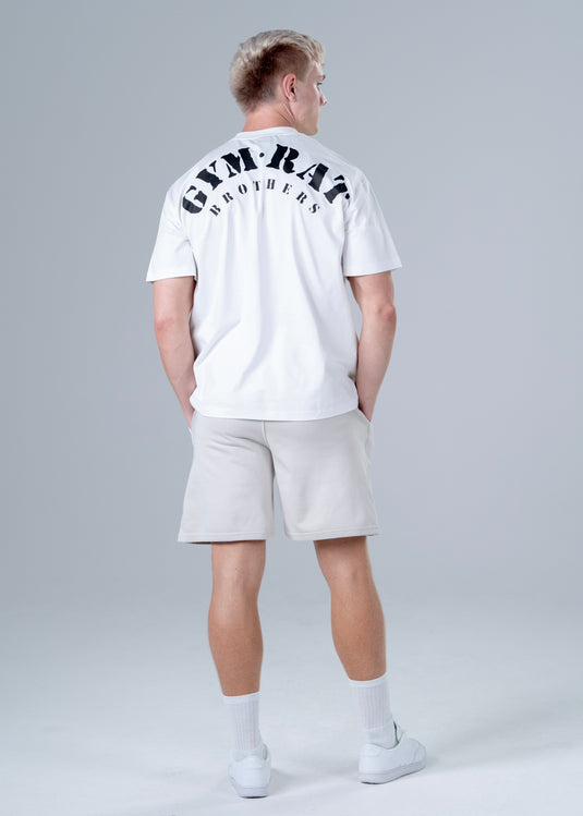 Men Oversized Cotton T-Shirt White
