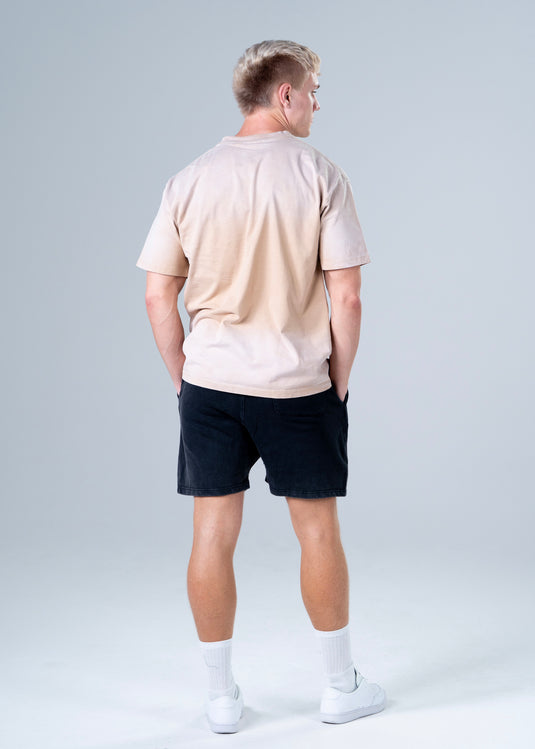 Men Oversized Heavyweight Vintage T-shirt Khaki