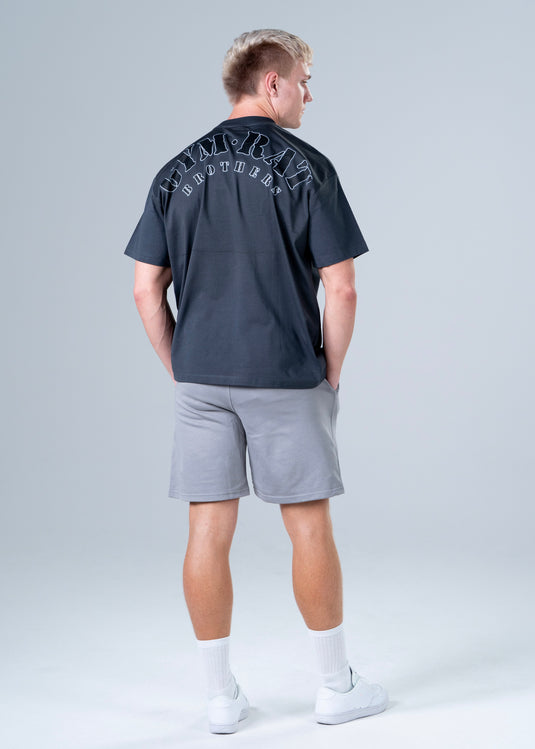 Men Oversized Cotton T-Shirt Carbon Gray