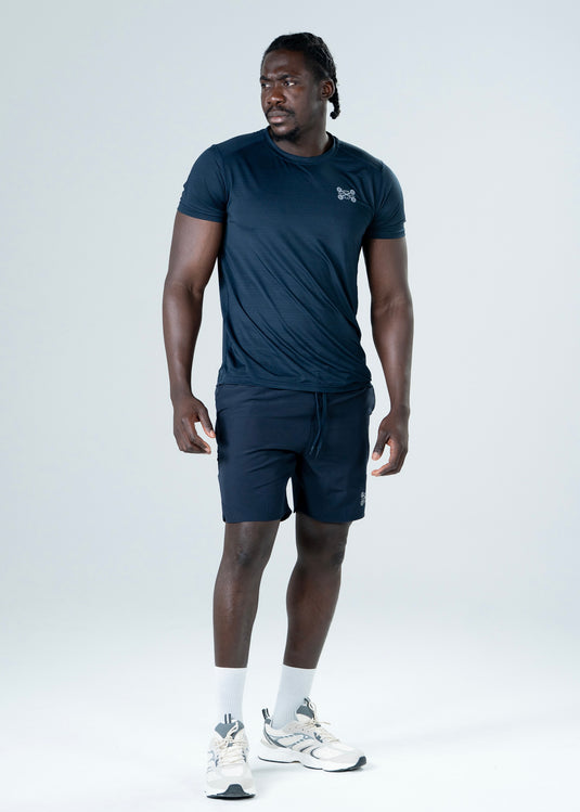 Men Muscle Fit Performance T-shirt Navy