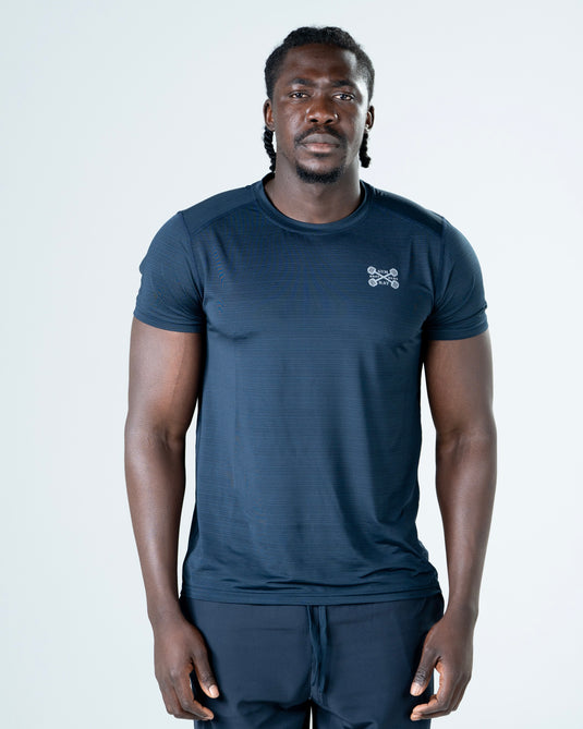 Men Muscle Fit Performance T-shirt Navy