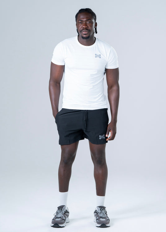 Men Dry Fit Running T-shirt White