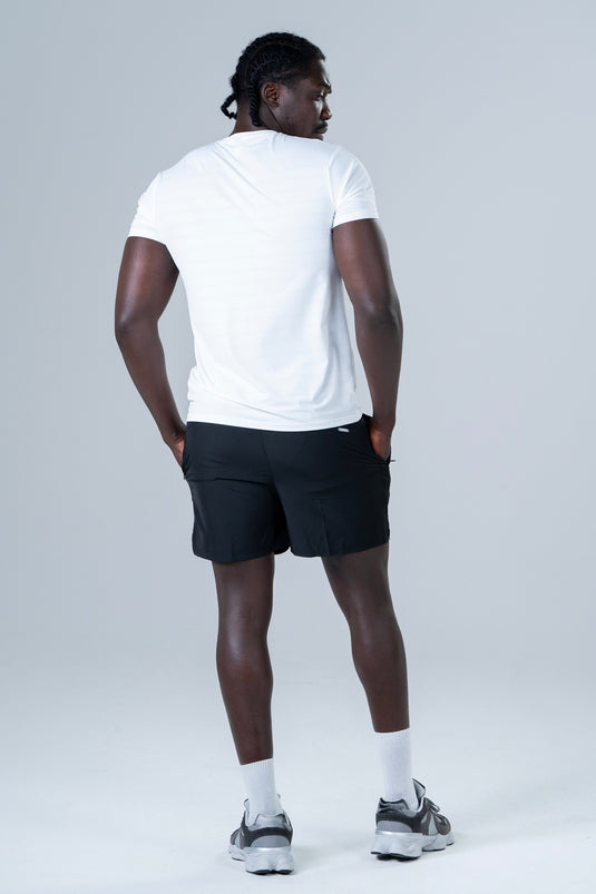 Men Dry Fit Running T-shirt White