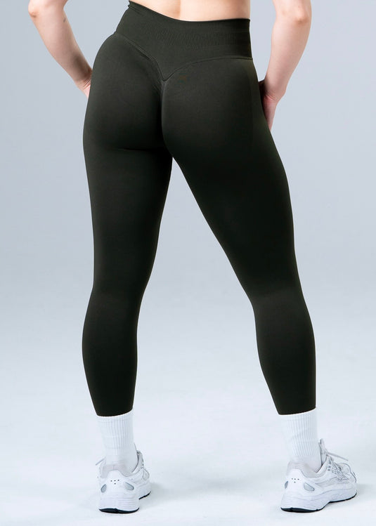 Women Scrunch Butt Lift Leggings Army Green
