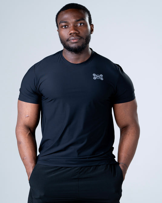 Men Lightweight Performance T-shirt Black