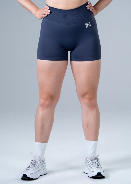 Women Scrunch Butt Lift Shorts Grey