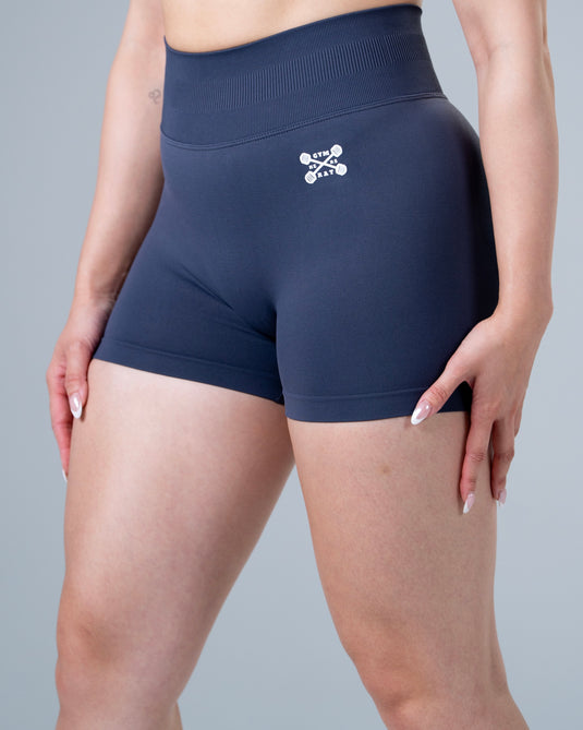 Women Scrunch Butt Lift Shorts Grey