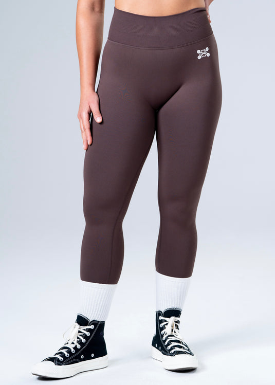 Women Scrunch Butt Lift Leggings Brown