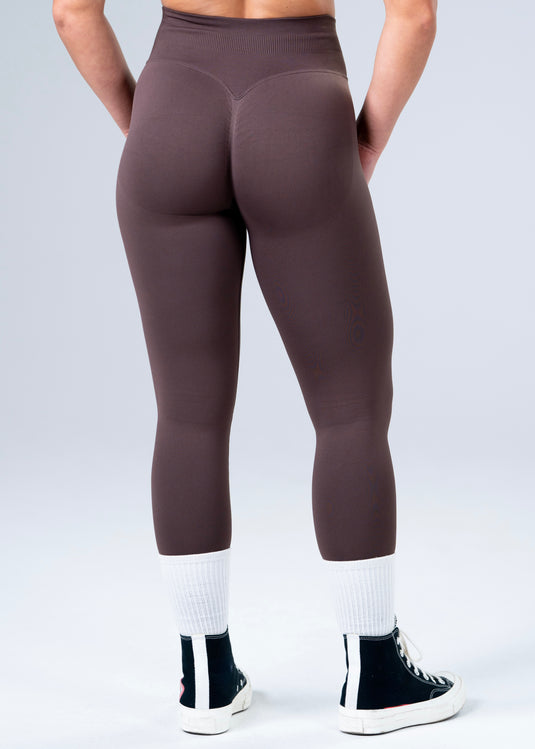 Women Scrunch Butt Lift Leggings Brown