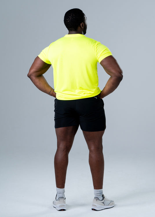 Men Breathable Performance T-shirt Volt Green