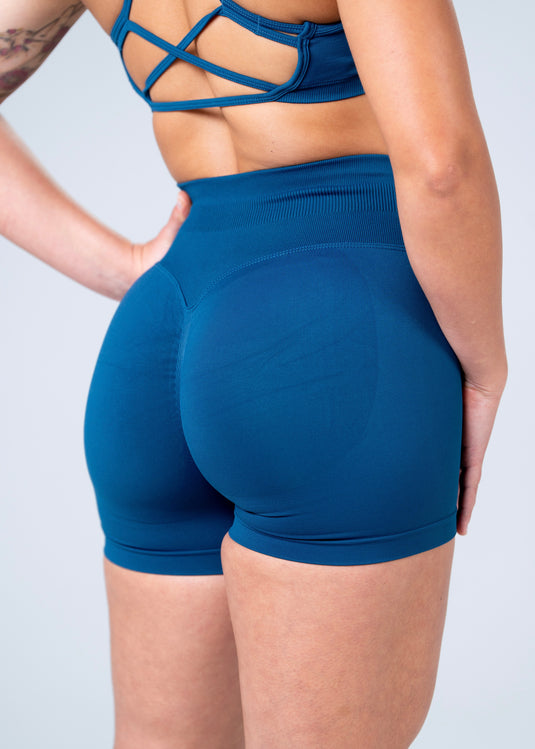 Women Scrunch Butt Lift Shorts Navy