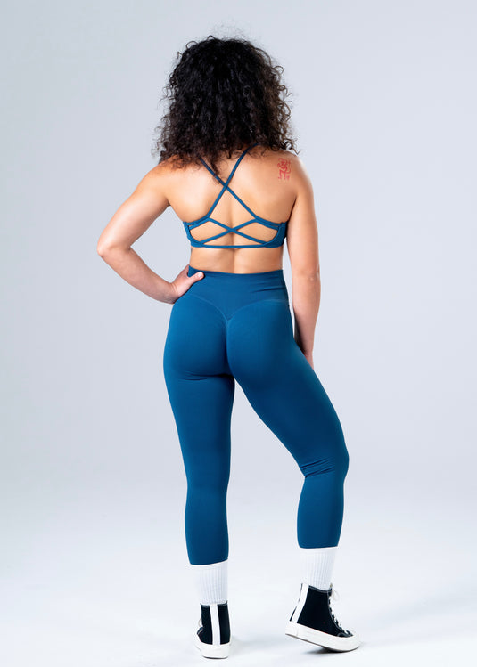 Women Scrunch Butt Lift Leggings Navy