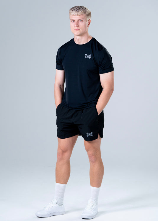 Men Dry Fit Running T-shirt Black