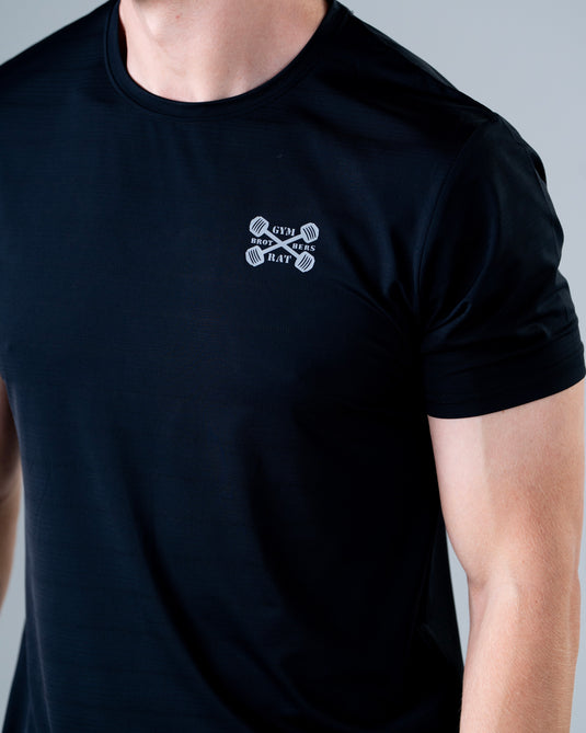 Men Dry Fit Running T-shirt Black