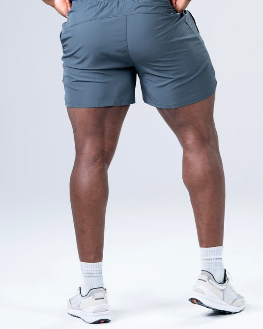 Men Running Performance Shorts Grey