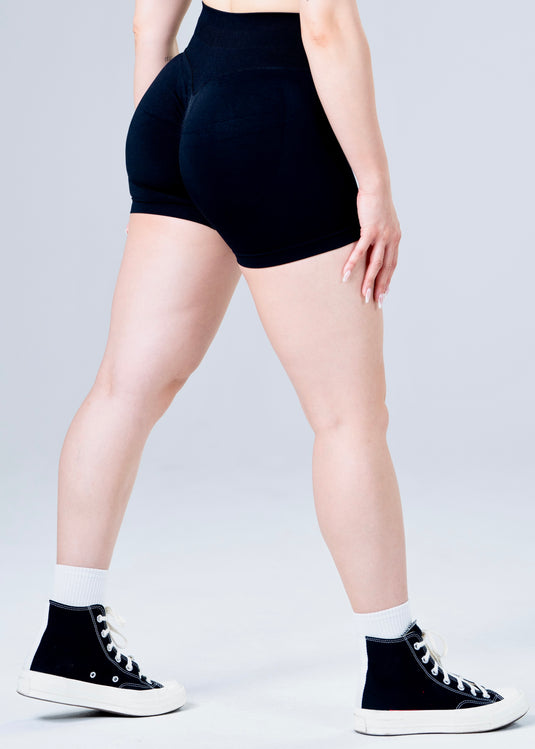 Women Scrunch Butt Lift Shorts Black