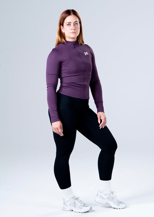 Women Perfomance Seamless Jacket Purple