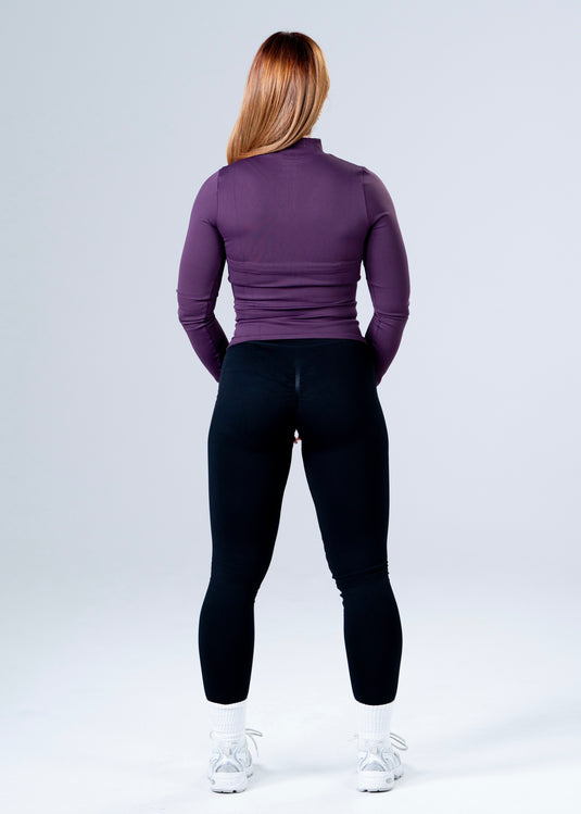 Women Perfomance Seamless Jacket Purple
