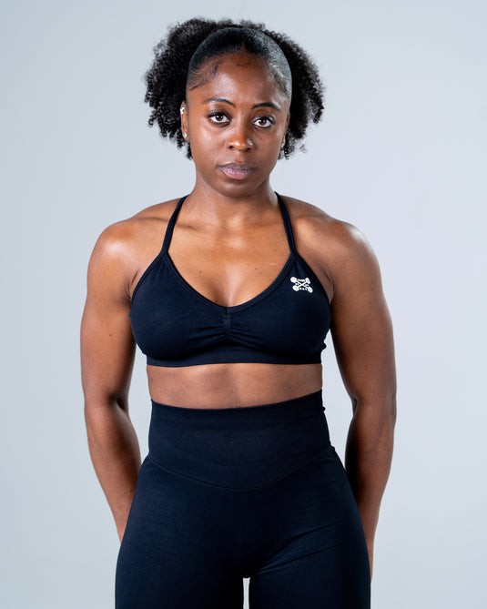 Women Seamless Adjustable Bra Black