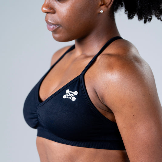 Women Seamless Adjustable Bra Black