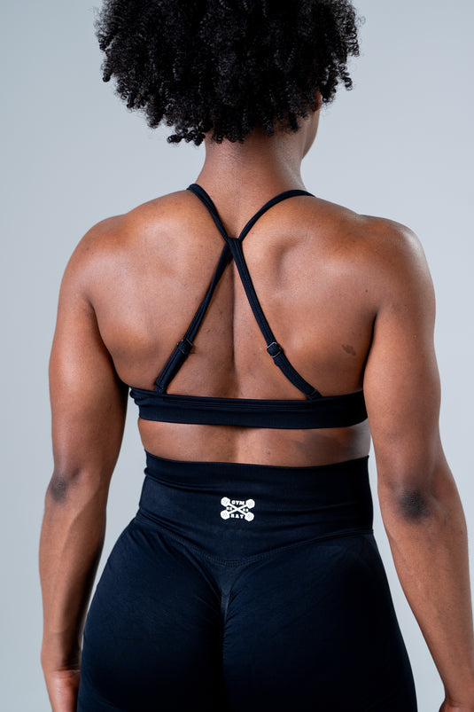 Women Seamless Adjustable Bra Black