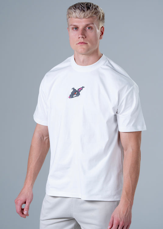 Men Oversized Cotton T-Shirt White