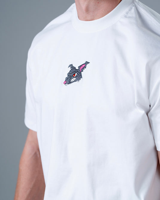 Men Oversized Cotton T-Shirt White