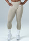 Women Scrunch Butt Lift Leggings Beige