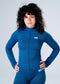 Women Perfomance Seamless Jacket Navy