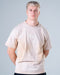 Men Oversized Heavyweight Vintage T-shirt Khaki